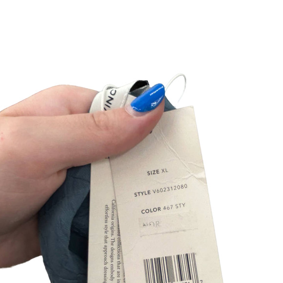 Vince Blue Sleeveless Top - Picture 9 of 11